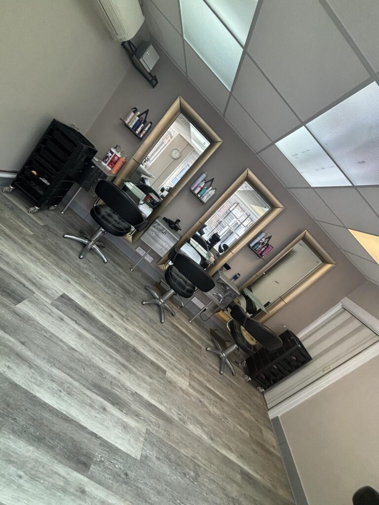 Salon with chairs